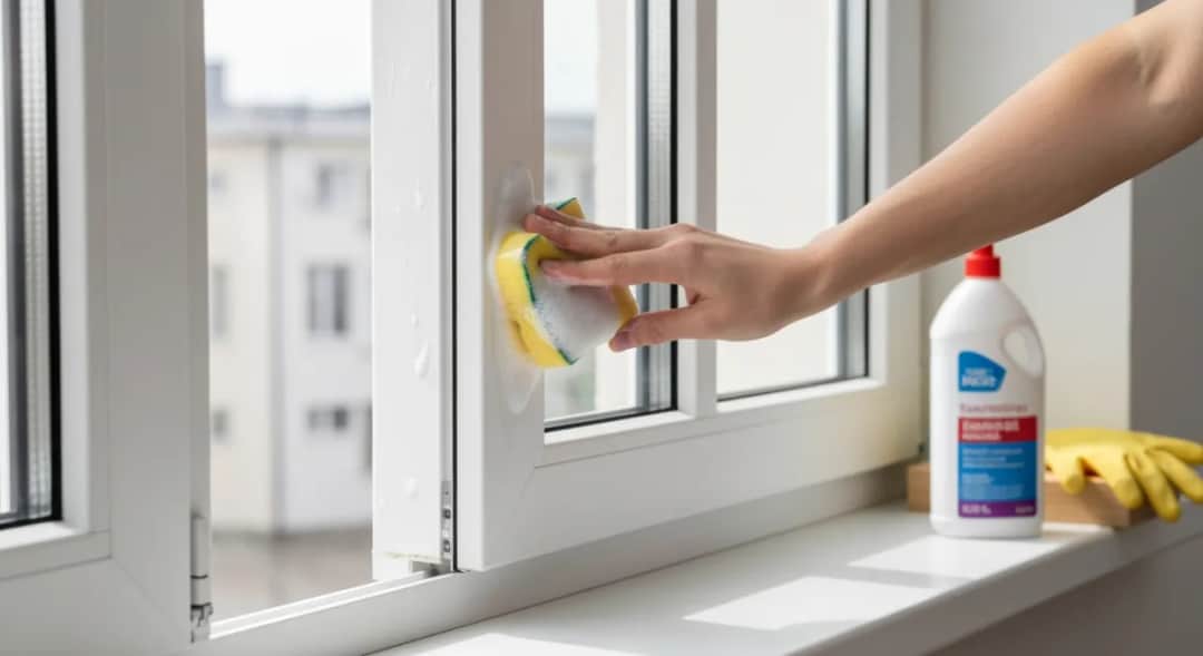 Jak usunąć klej z okna PCV? Skuteczne metody bez uszkodzeń