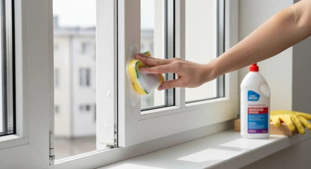 Jak usunąć klej z okna PCV? Skuteczne metody bez uszkodzeń